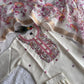 Cream Coloured Embroidery Silk Kurta Set